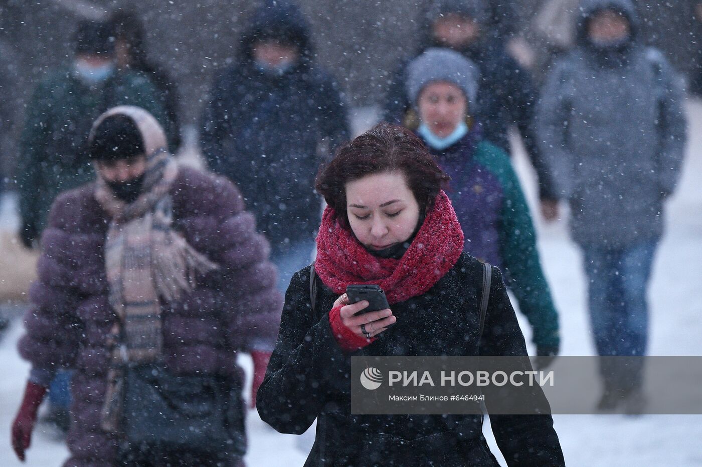 Последствия снегопада в Москве