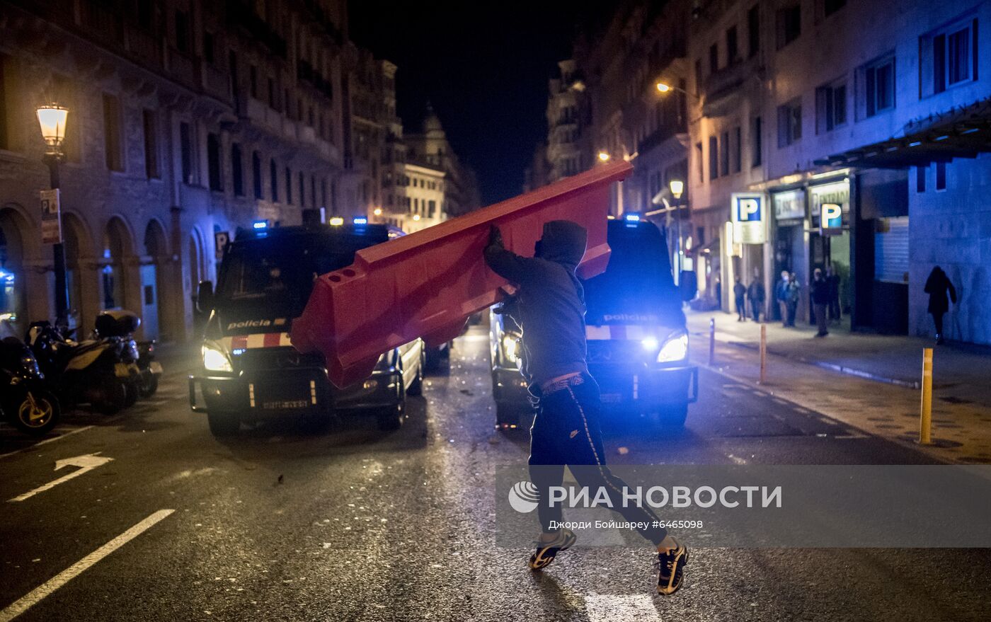Протесты в Испании