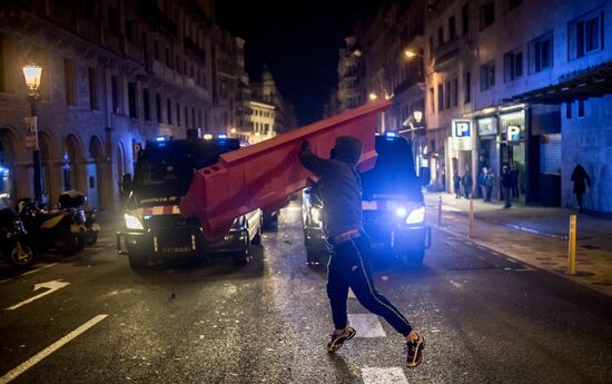 Протесты в Испании