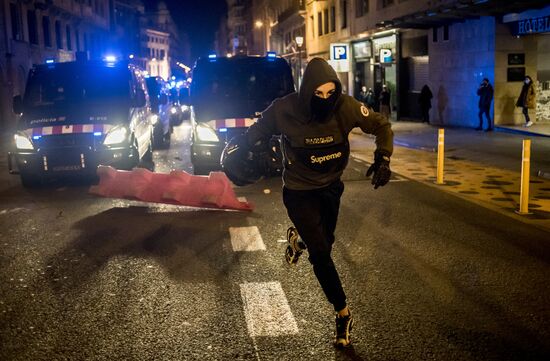 Протесты в Испании