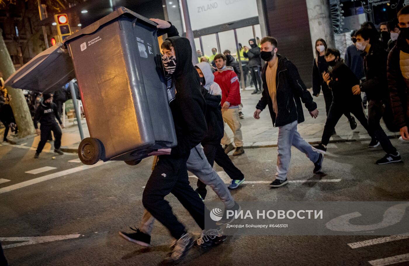 Протесты в Испании