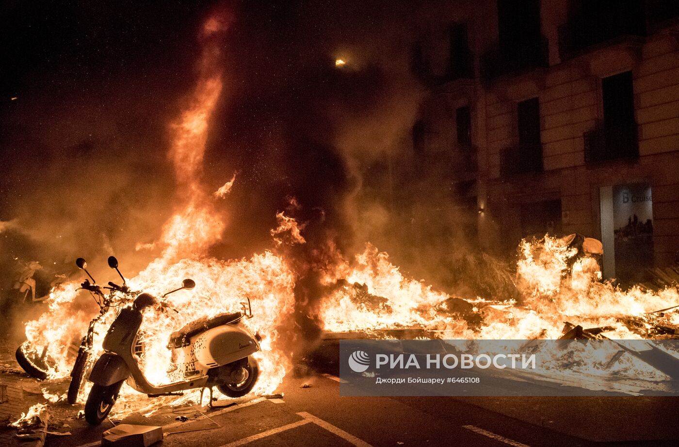 Протесты в Испании