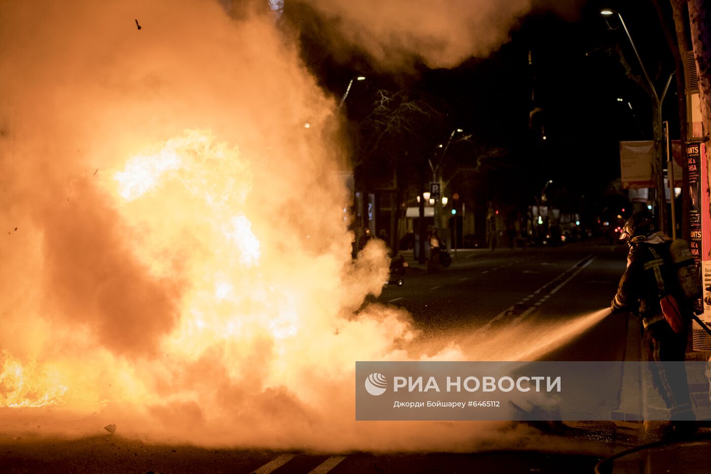 Протесты в Испании