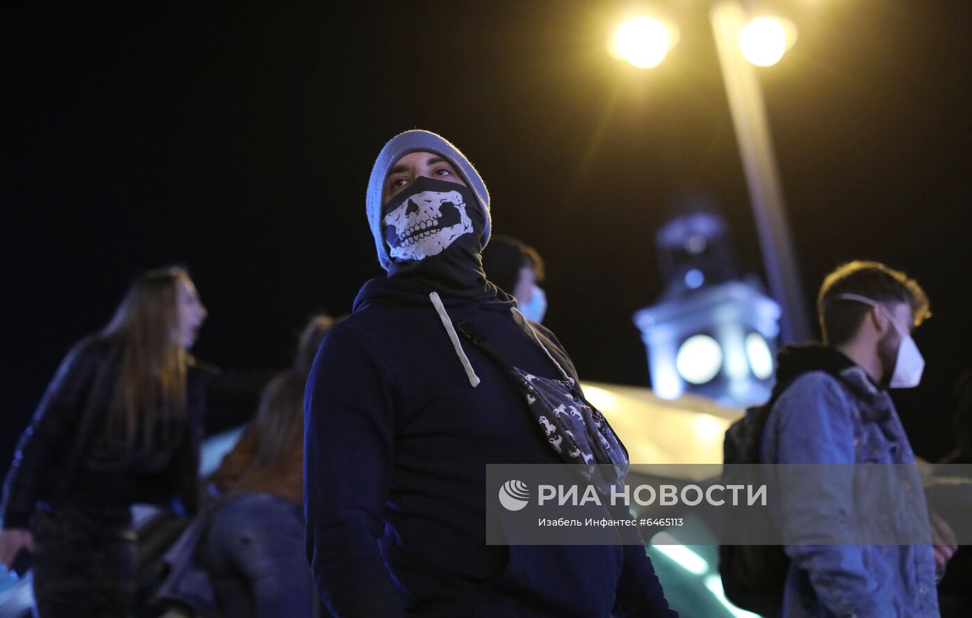 Протесты в Испании