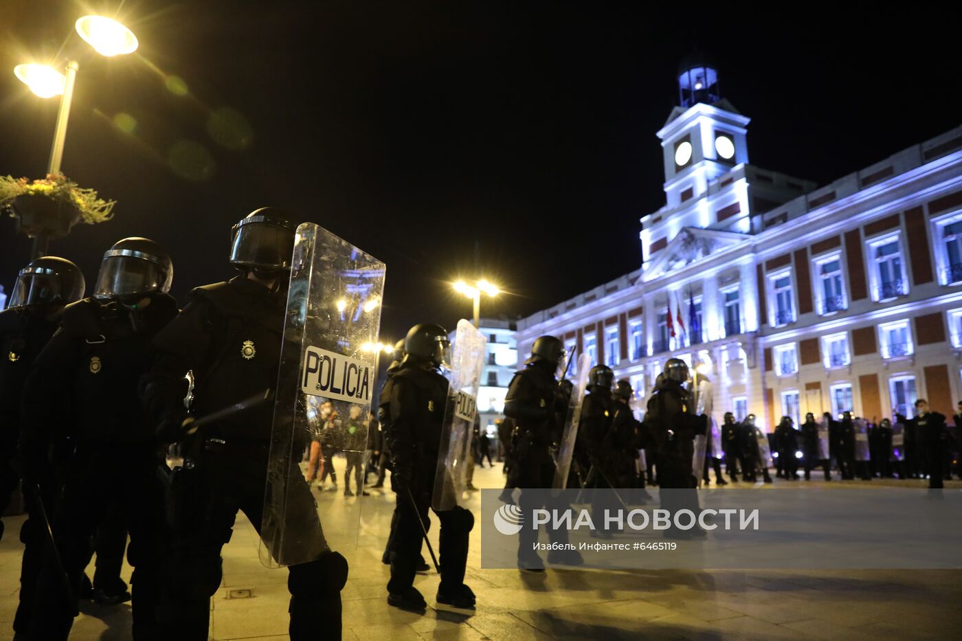 Протесты в Испании