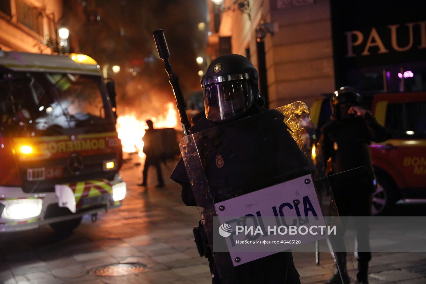 Протесты в Испании