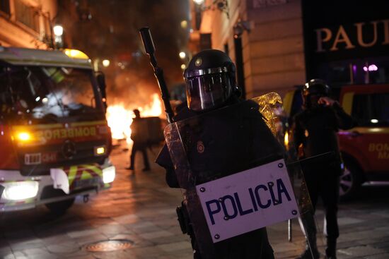 Протесты в Испании
