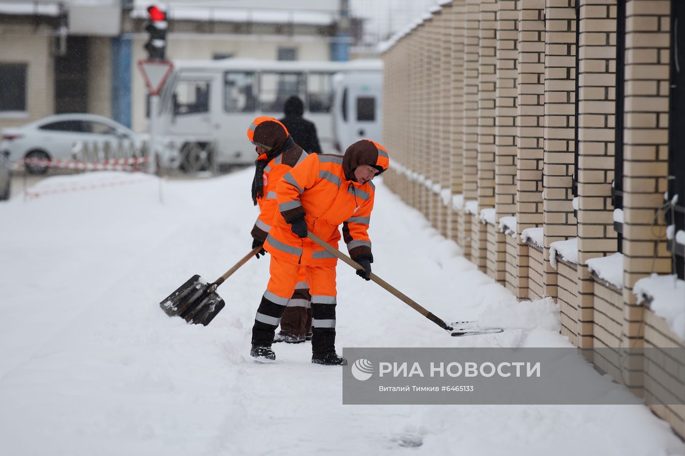 Снегопад в Краснодаре