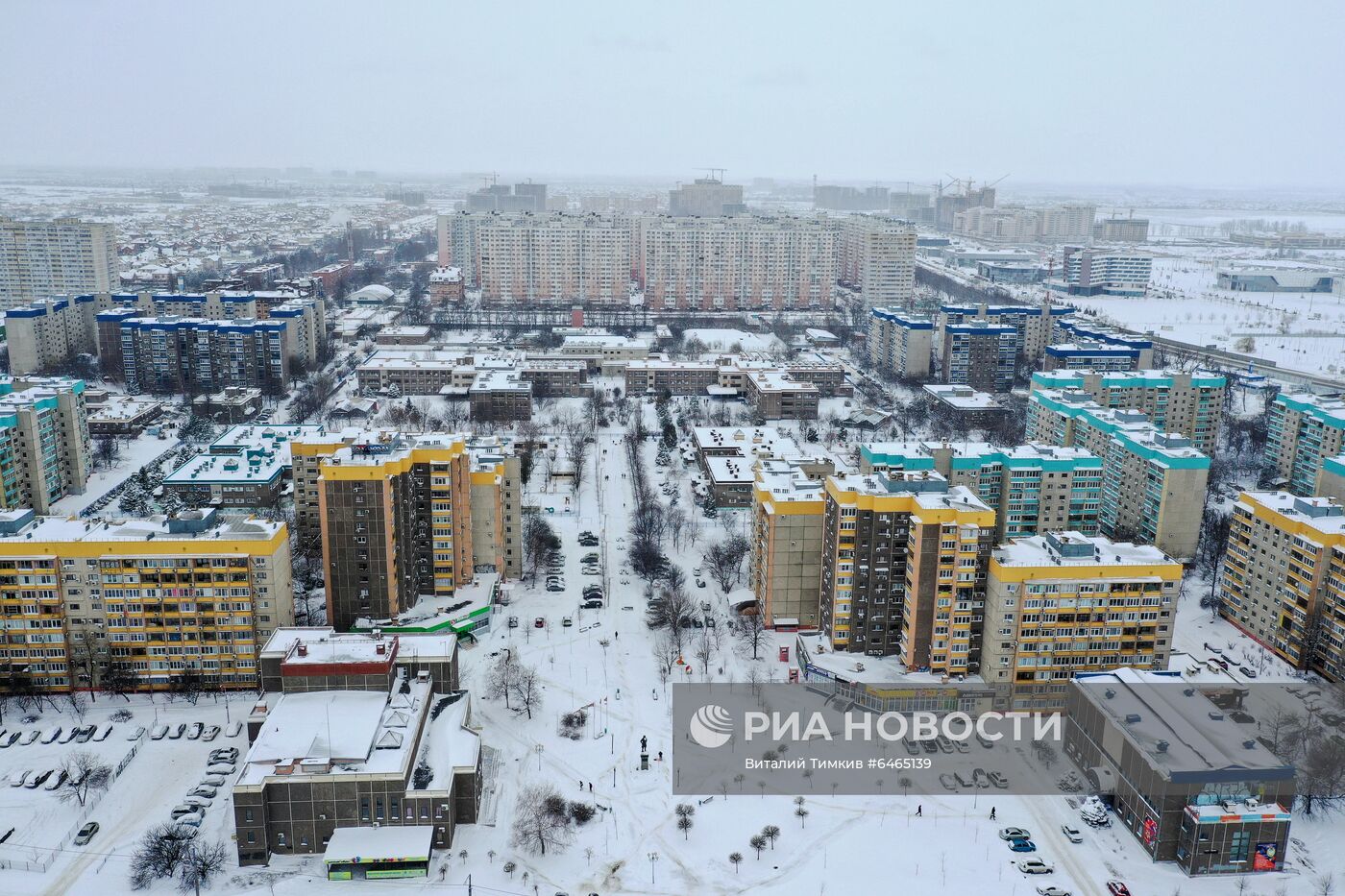 Снегопад в Краснодаре