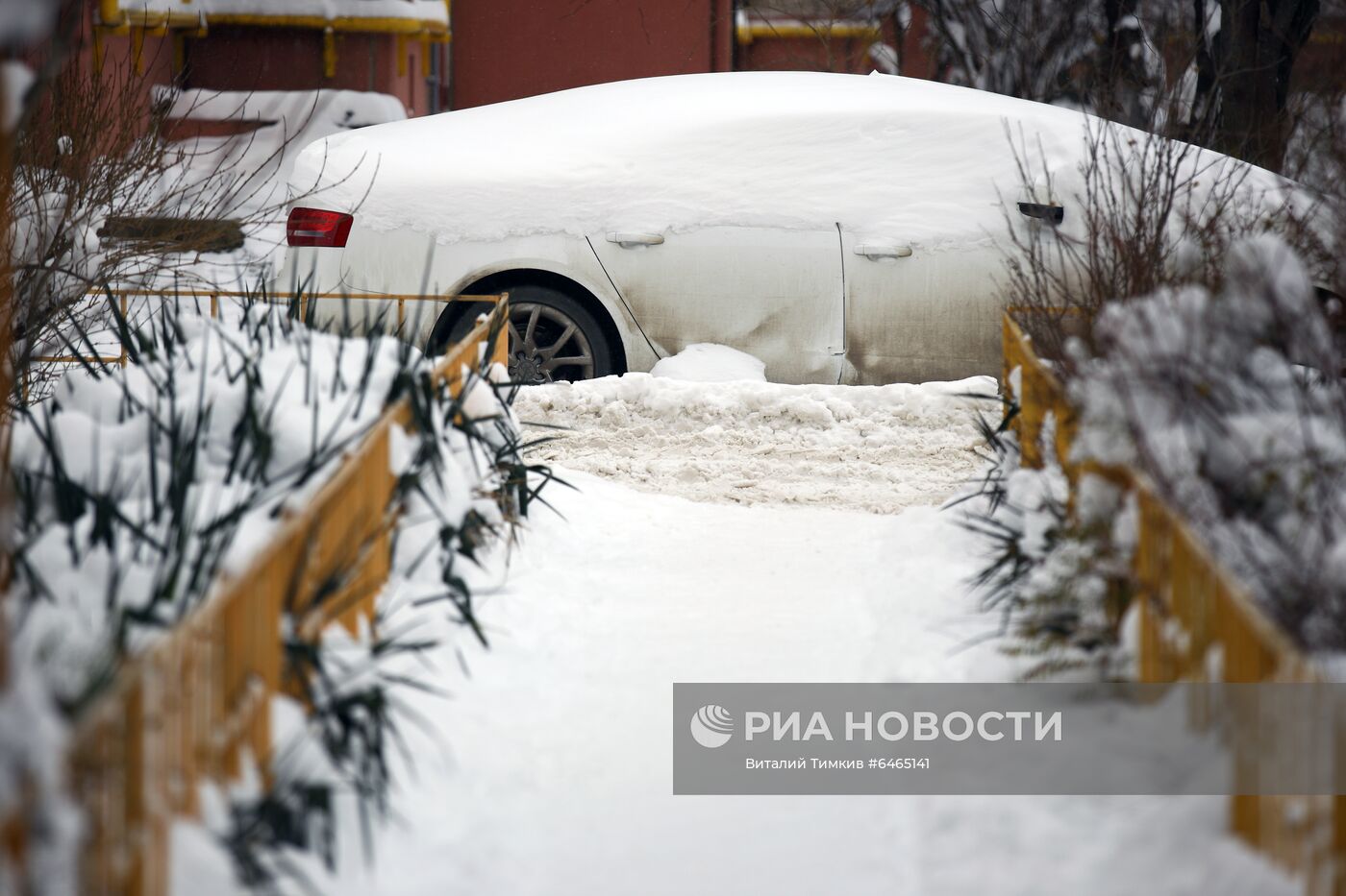 Снегопад в Краснодаре