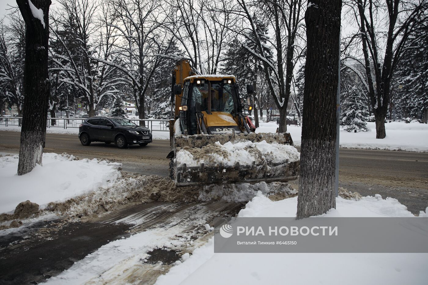 Снегопад в Краснодаре