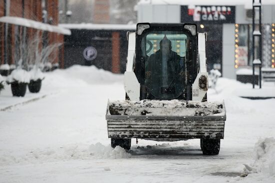 Снегопад в Краснодаре
