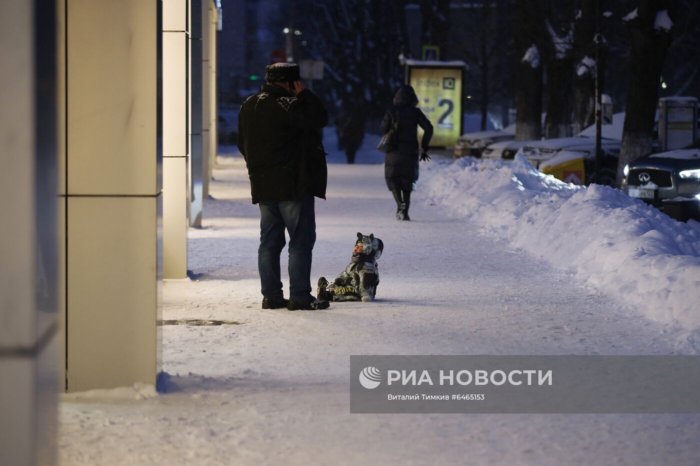 Снегопад в Краснодаре