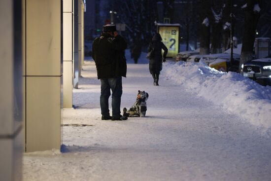 Снегопад в Краснодаре