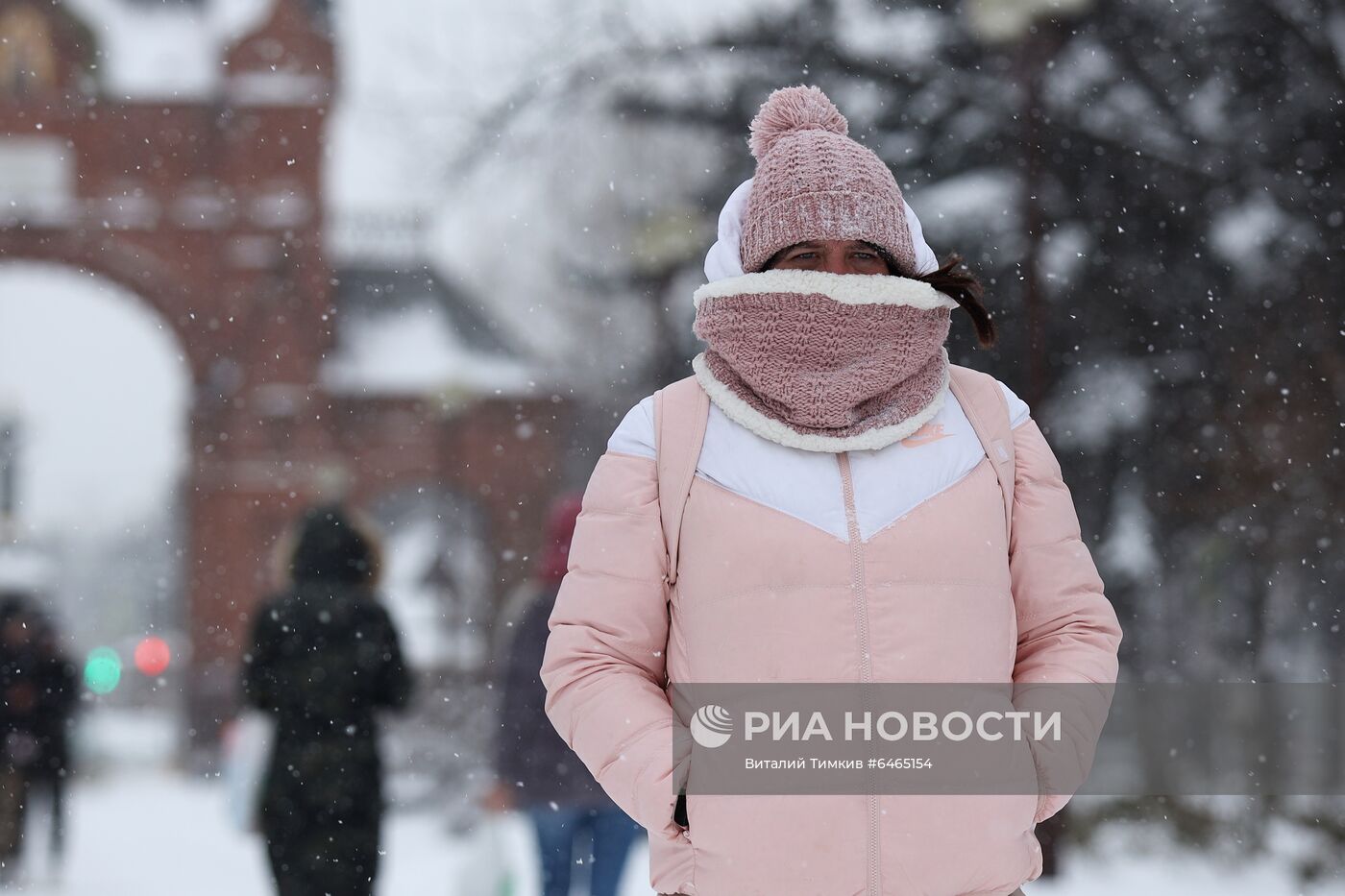 Снегопад в Краснодаре