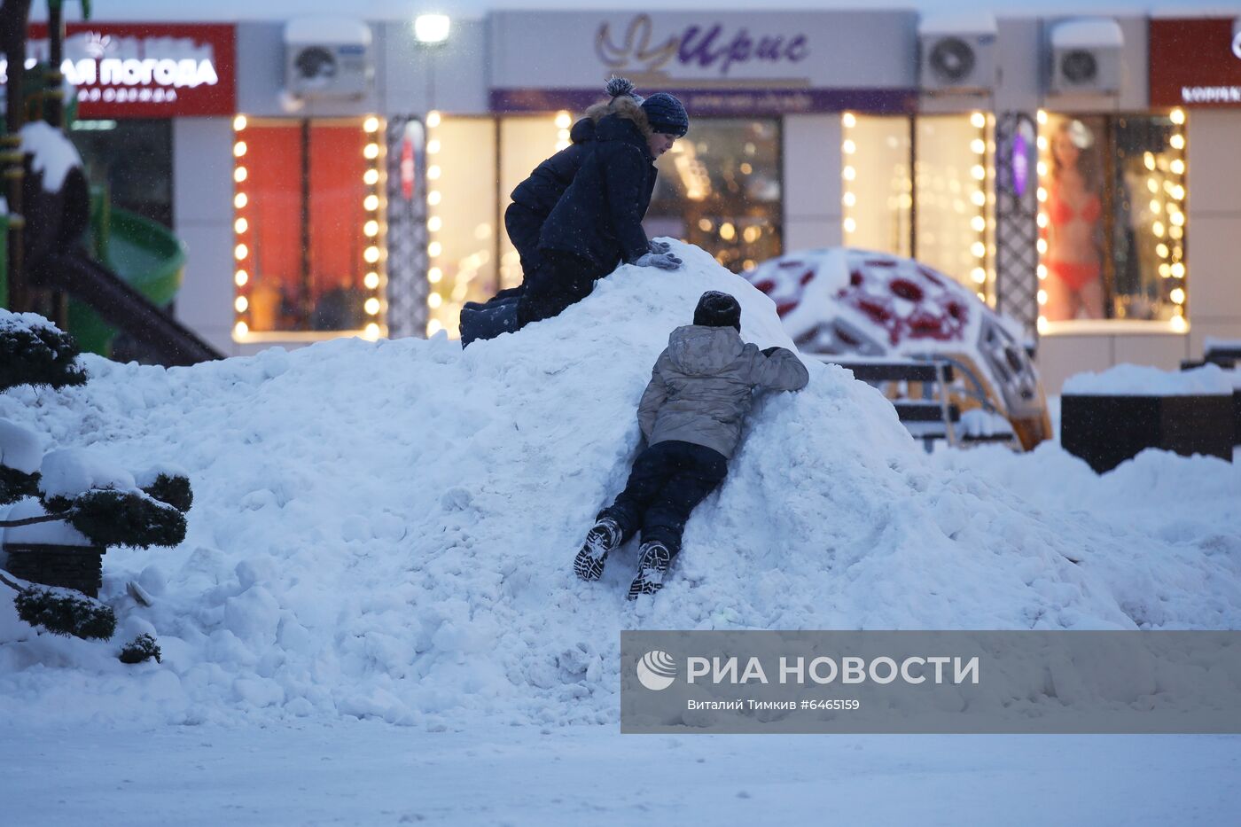 Снегопад в Краснодаре