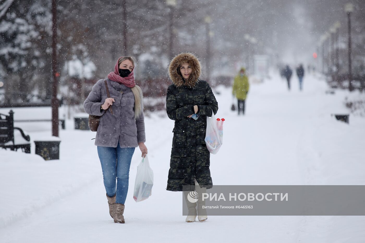 Снегопад в Краснодаре