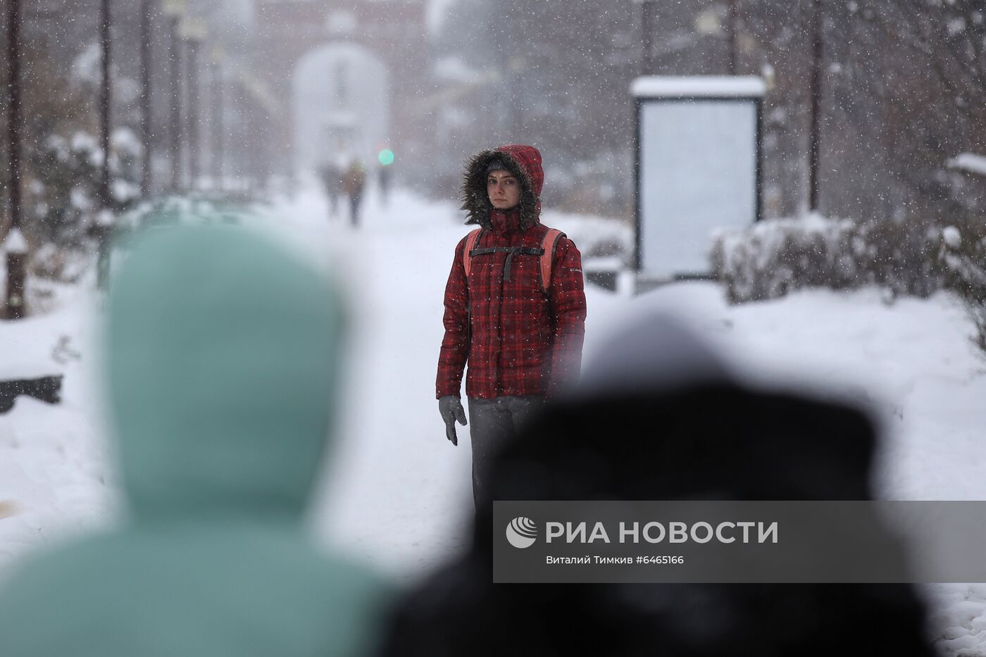 Снегопад в Краснодаре