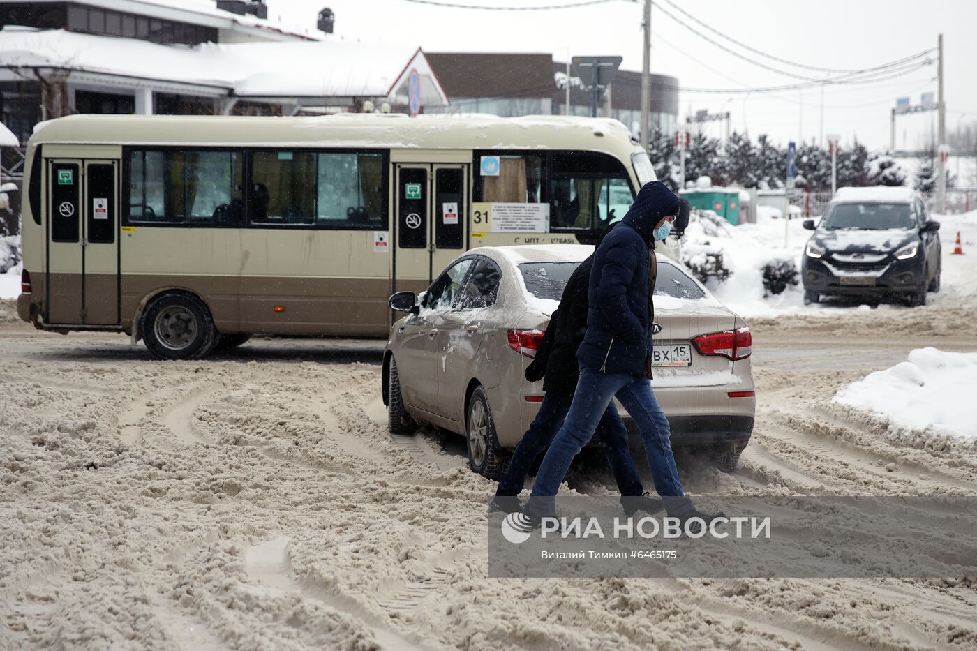 Снегопад в Краснодаре