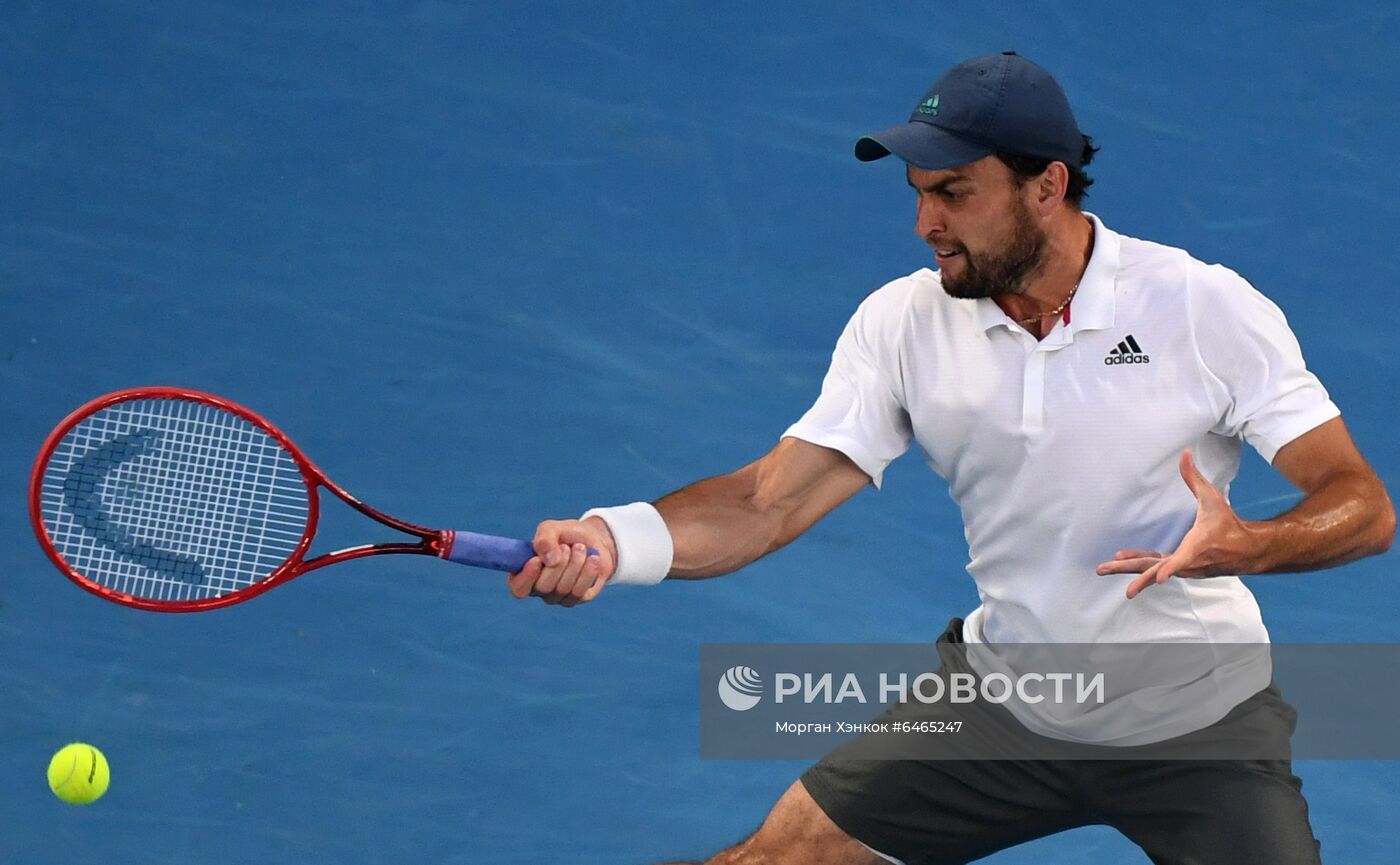 Теннис. Открытый чемпионат Австралии - 2021. Матч Н. Джокович - А. Карацев