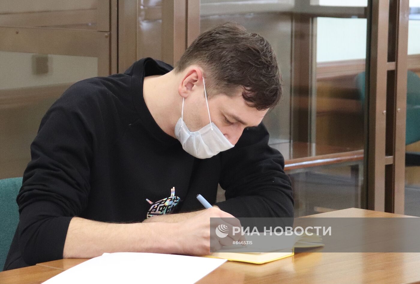 Заседание суда по делу О. Навального и М. Алехиной