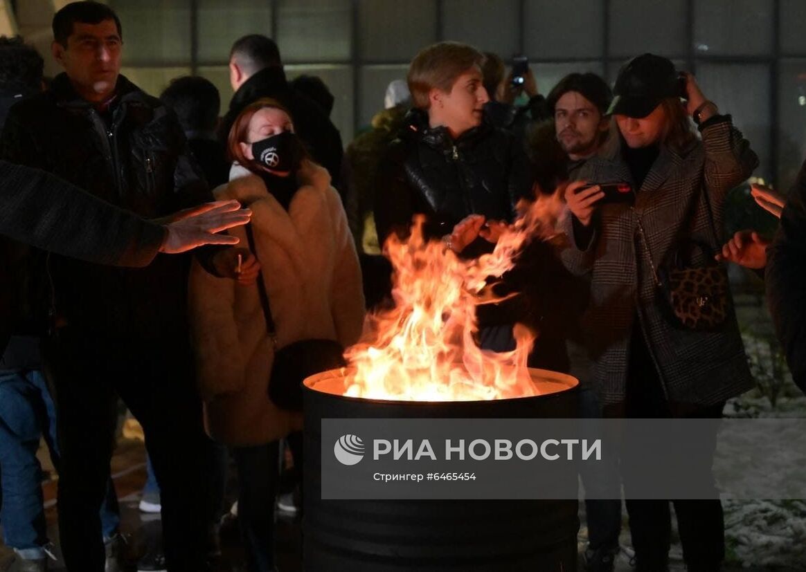 Ситуация вокруг задержания лидера оппозиционной партии в Тбилиси