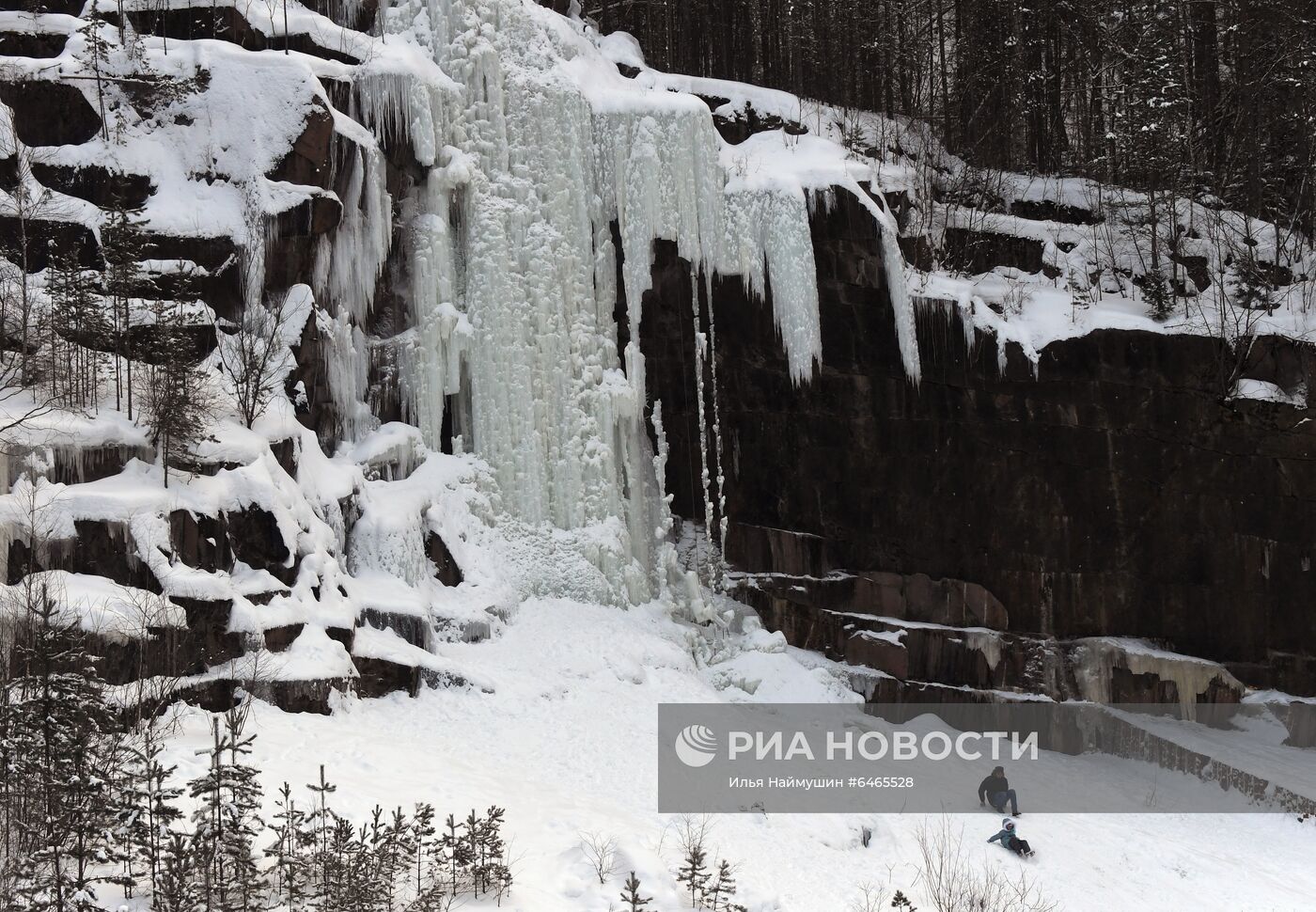 Снегопад в Красноярском крае