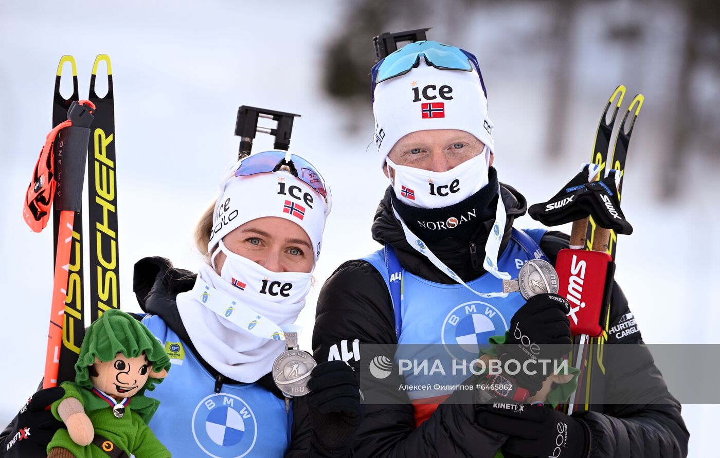 Биатлон. Чемпионат мира. Одиночная смешанная эстафета 