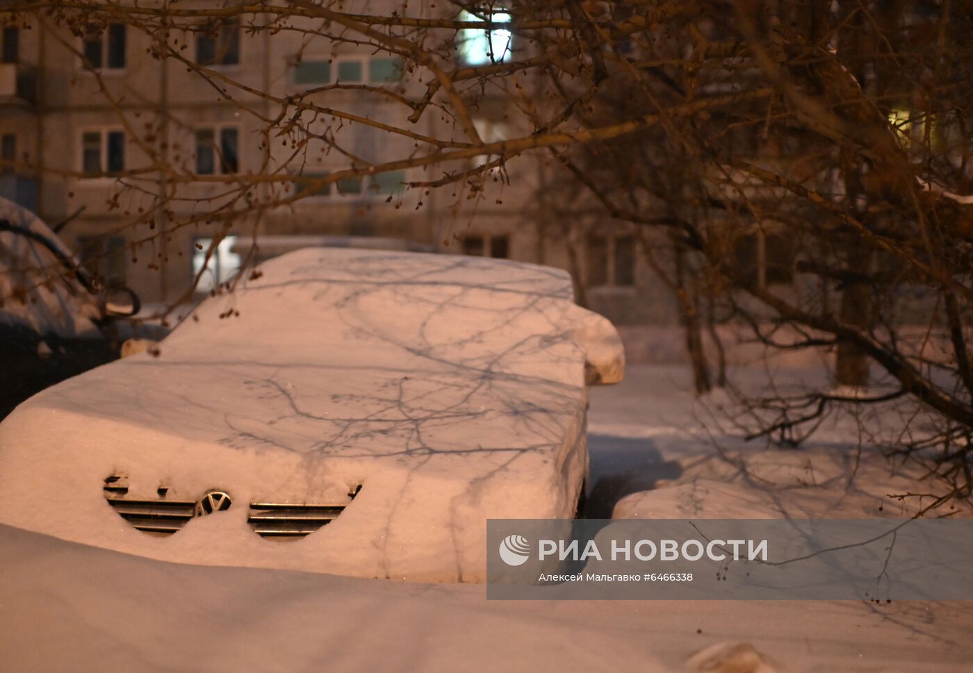 Последствия метели в Омске