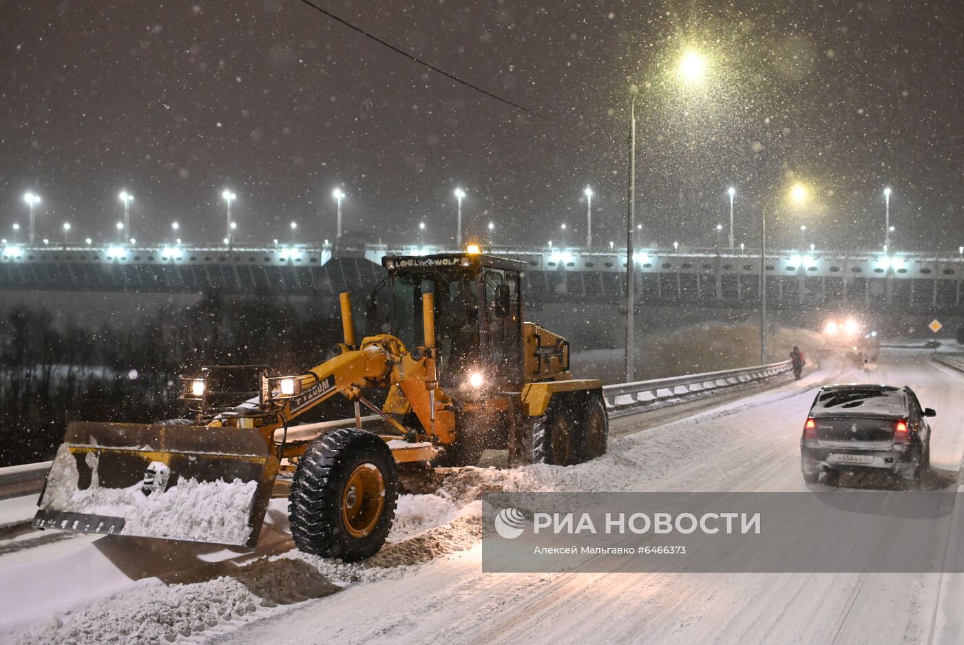 Последствия метели в Омске