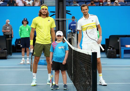 Теннис. Открытый чемпионат Австралии - 2021. Матч Д. Медведев - С. Циципас