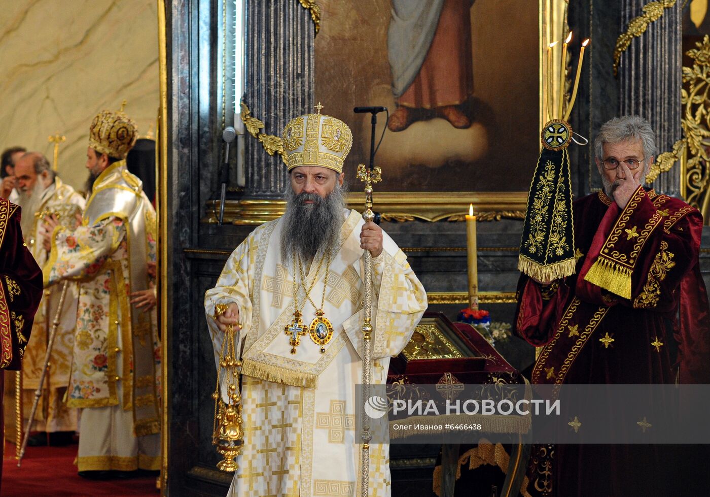 Интронизация патриарха Сербского Порфирия