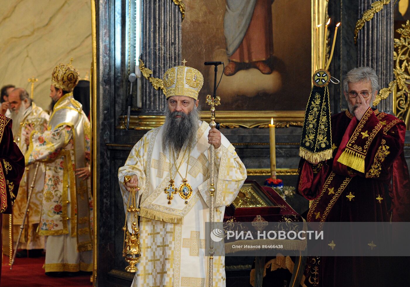 Интронизация патриарха Сербского Порфирия