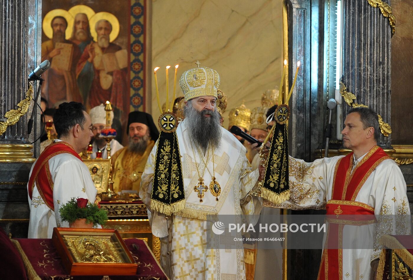 Интронизация патриарха Сербского Порфирия