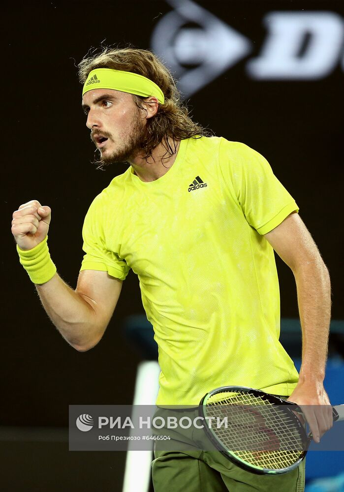 Теннис. Открытый чемпионат Австралии - 2021. Матч Д. Медведев - С. Циципас