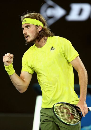 Теннис. Открытый чемпионат Австралии - 2021. Матч Д. Медведев - С. Циципас