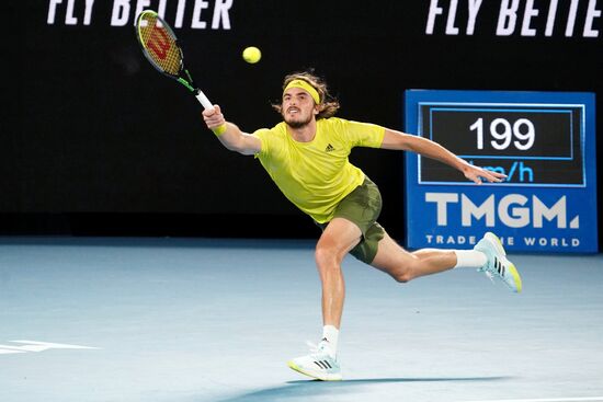 Теннис. Открытый чемпионат Австралии - 2021. Матч Д. Медведев - С. Циципас