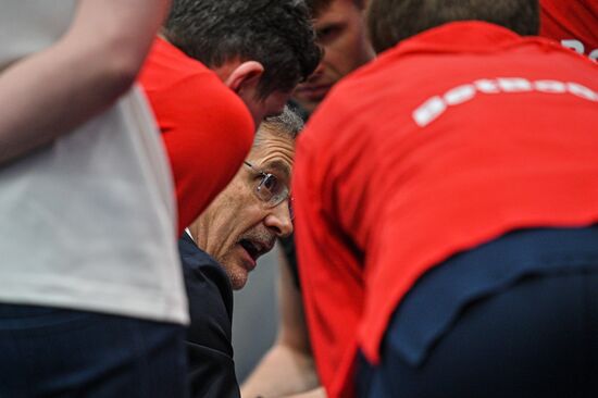 Баскетбол. Мужчины. Квалификация Евробаскета-2022. Матч Македония - Россия