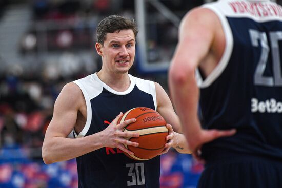 Баскетбол. Мужчины. Квалификация Евробаскета-2022. Матч Македония - Россия