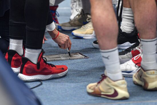 Баскетбол. Мужчины. Квалификация Евробаскета-2022. Матч Македония - Россия