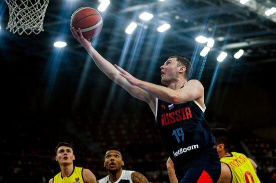 Баскетбол. Мужчины. Квалификация Евробаскета-2022. Матч Македония - Россия