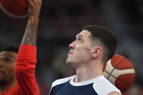 Баскетбол. Мужчины. Квалификация Евробаскета-2022. Матч Македония - Россия