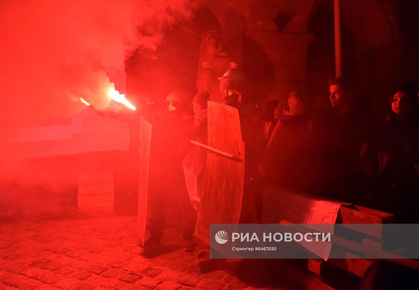 Акции на Украине к годовщине событий на киевском Майдане