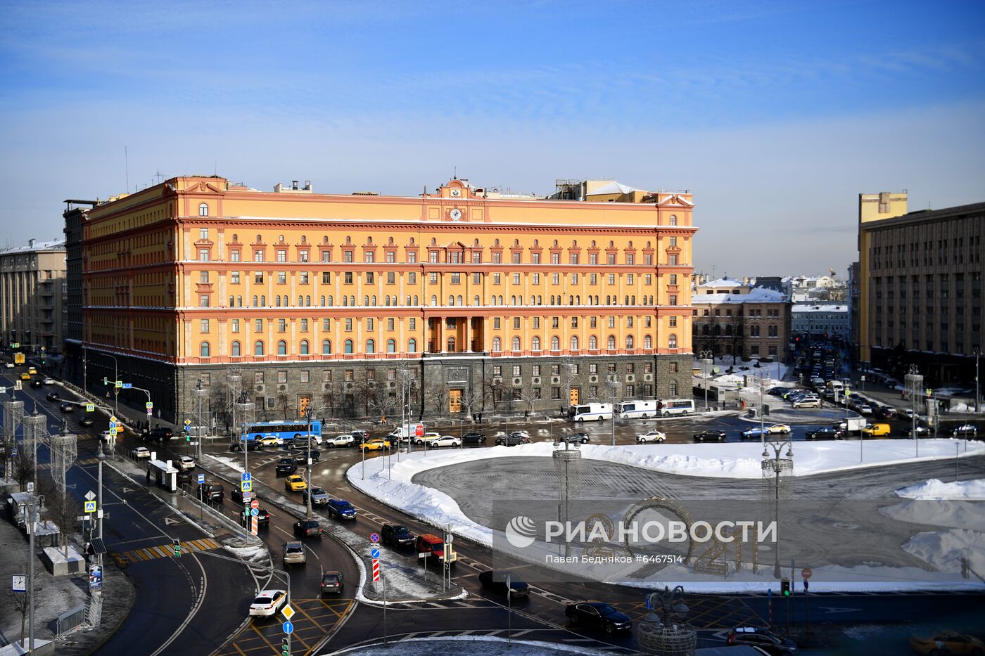 Лубянская площадь в Москве