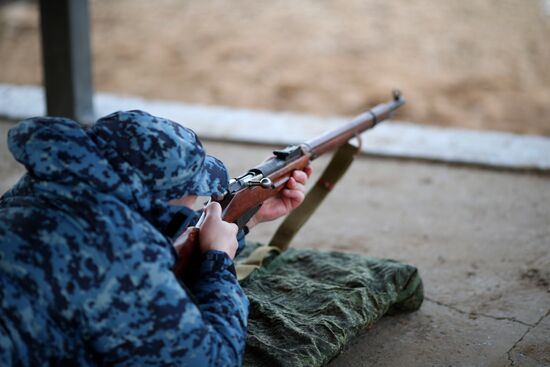 Полевые сборы военнослужащих Волгограда