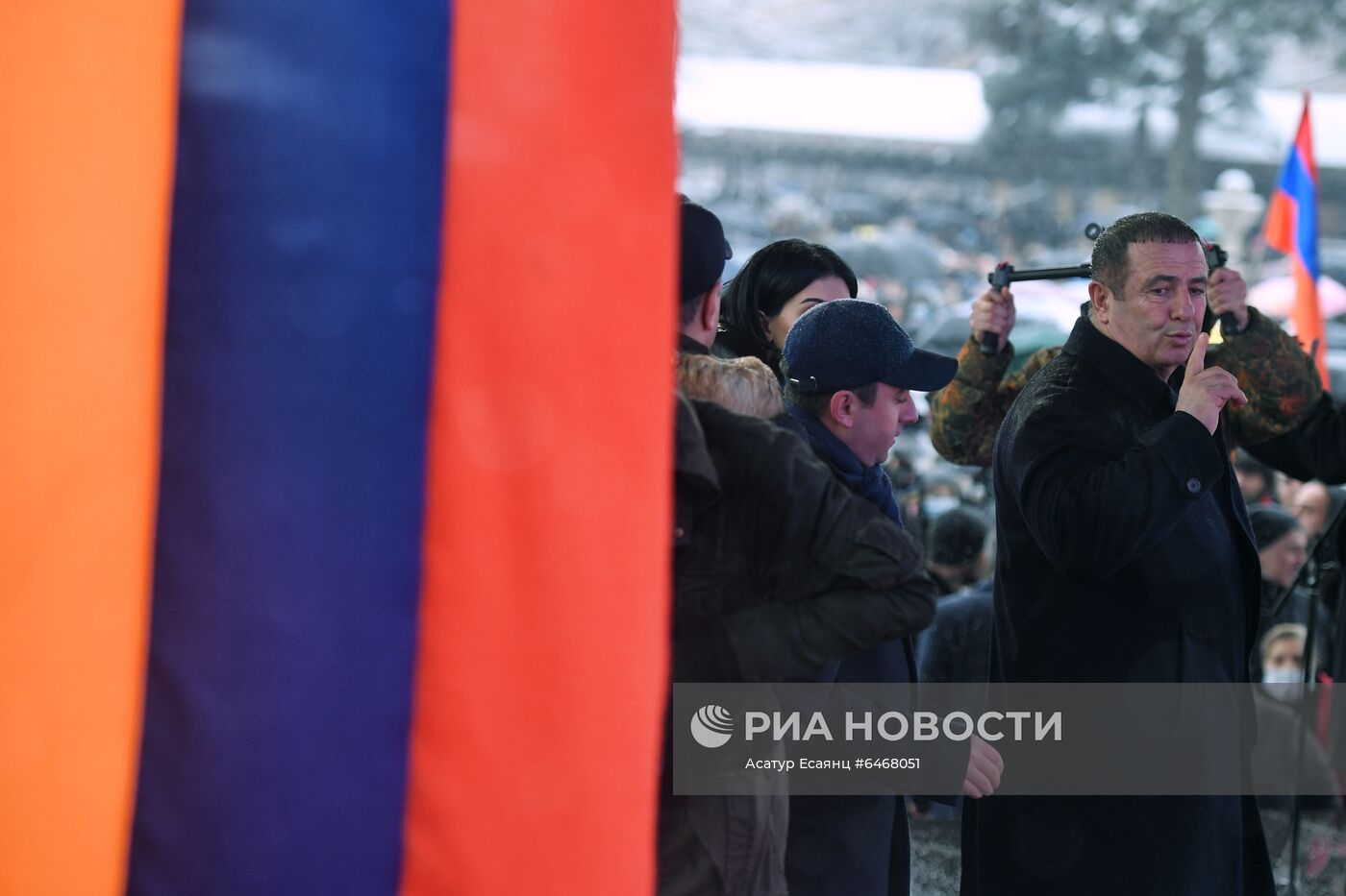 Акция протеста оппозиции в Ереване