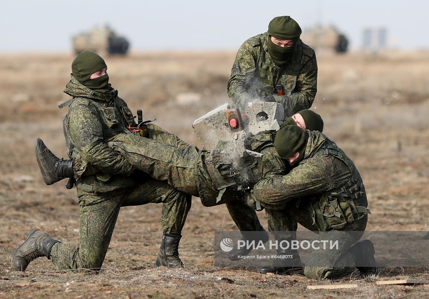 Полевые сборы военнослужащих Волгограда