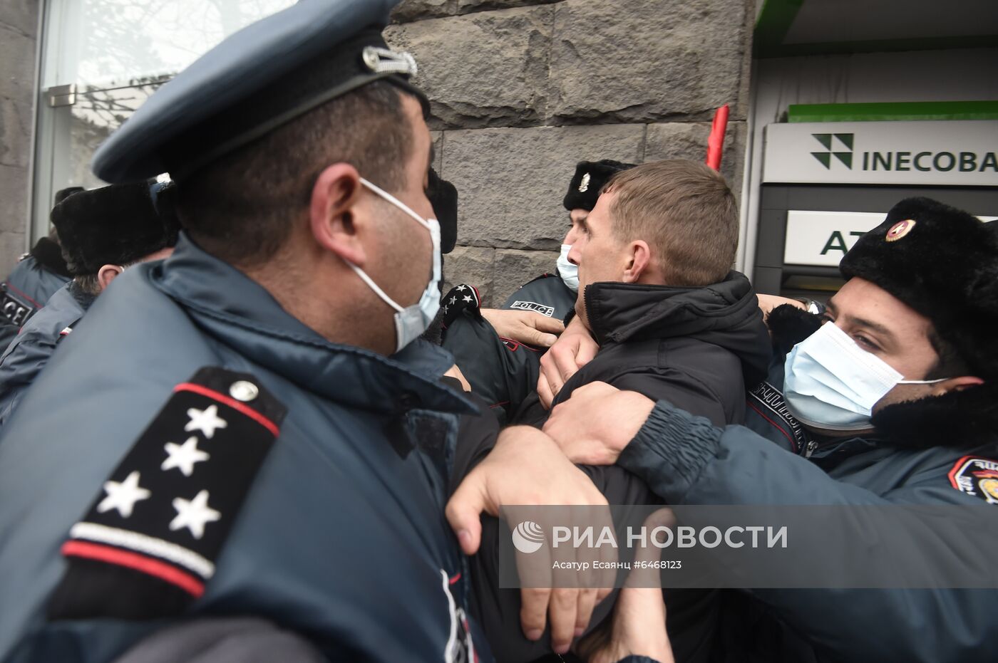 Акция протеста оппозиции в Ереване