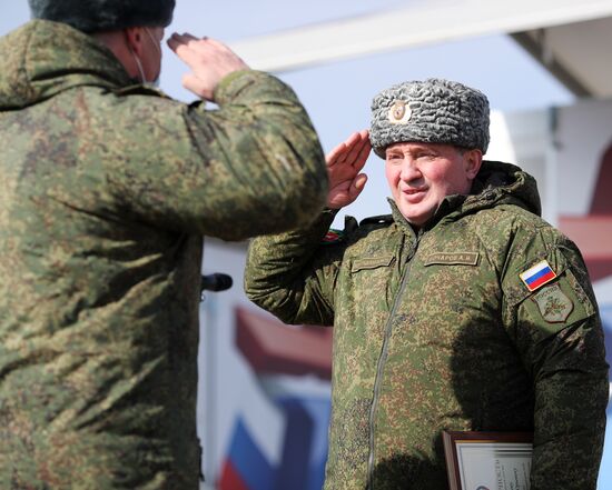 Полевые сборы военнослужащих Волгограда