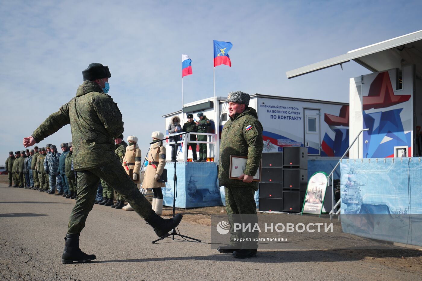 Полевые сборы военнослужащих Волгограда
